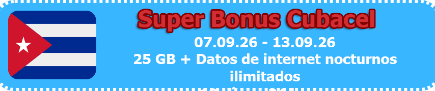 Topup Cubacel